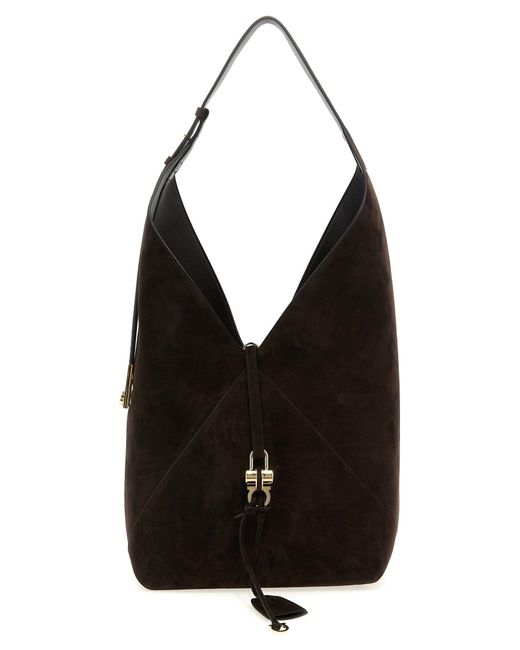 Ferragamo Black 'Hobo' Umhängetasche