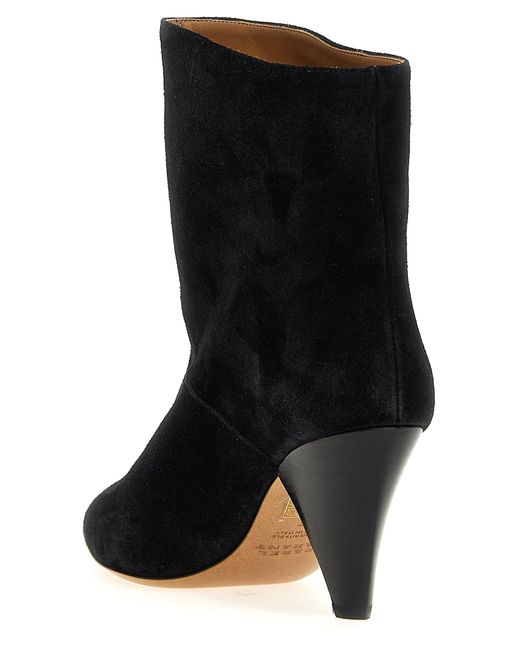Isabel Marant Black 'Loline' Ankle Boots