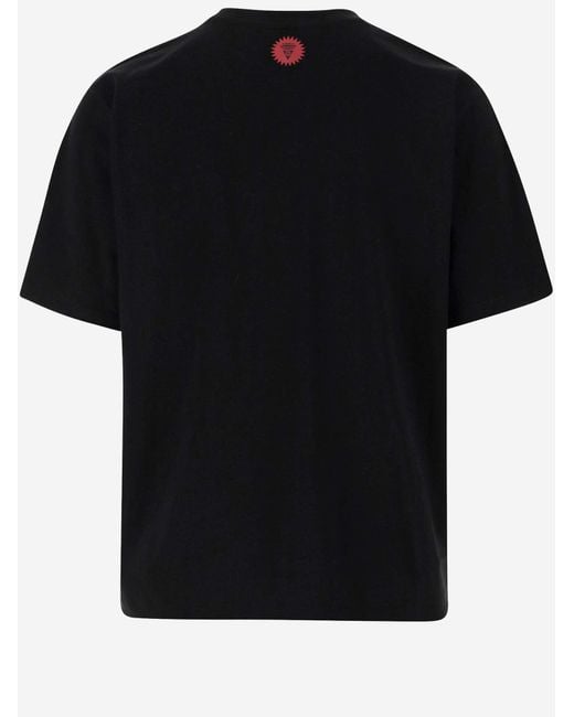 ICECREAM Black Cotton T Shirt With Logo