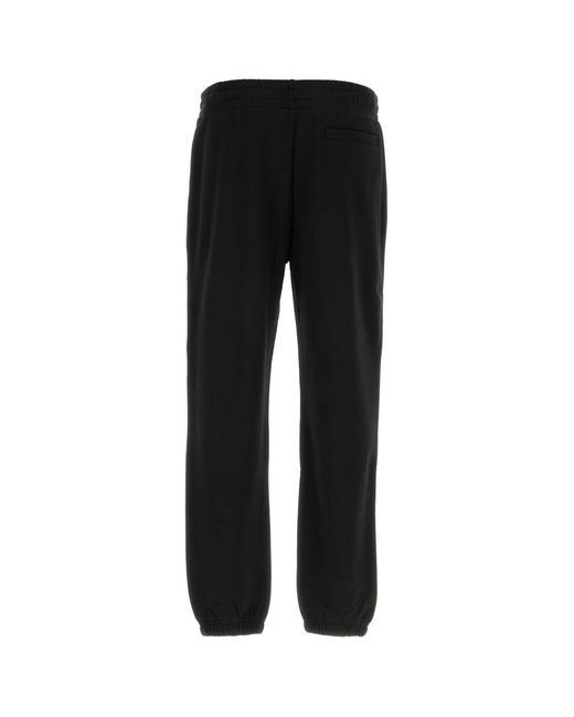 Moncler Black Cotton Joggers for men
