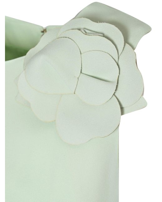 Elisabetta Franchi Green Midi Dress