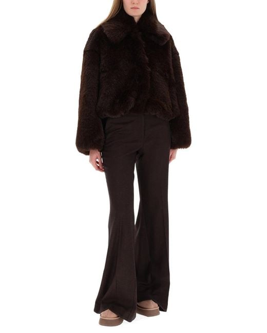 Alysi Black Flannel Pants