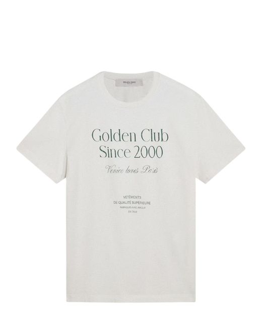 Golden Goose Deluxe Brand White T-Shirts And Polos for men