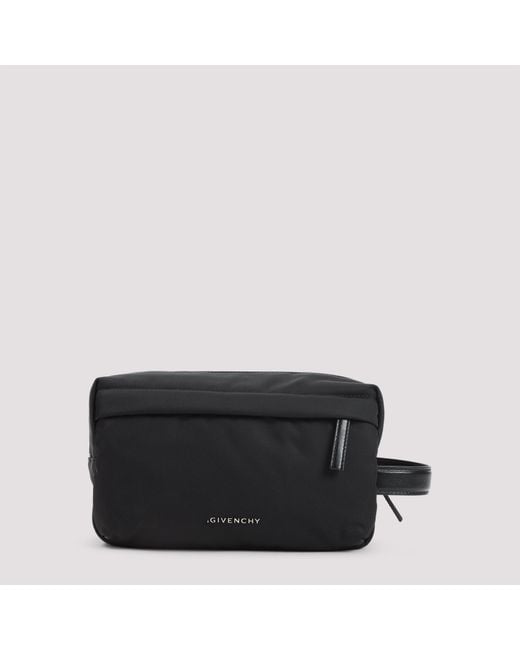 Givenchy Black Polyamide Wash Bag