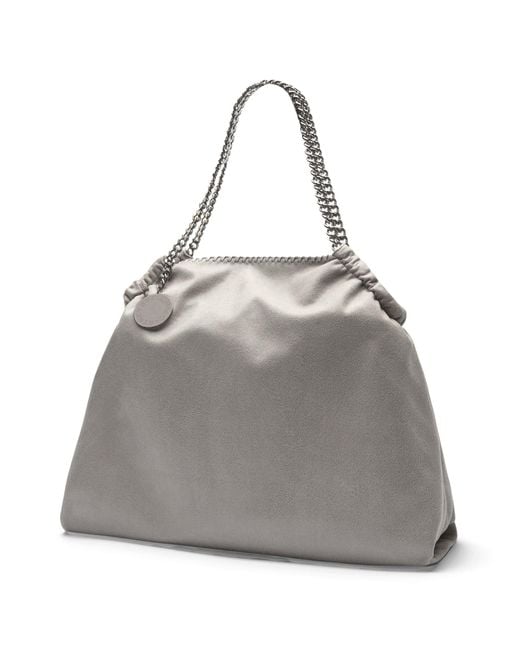 Stella McCartney Gray Stella Mc Cartney Falabella Drawstring Tote Bag