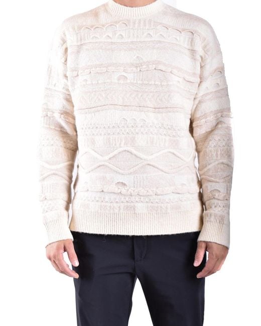Laneus White Sweaters for men