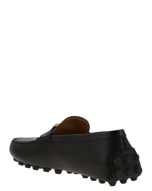 Tod's Black Bubble T Timeless Leather