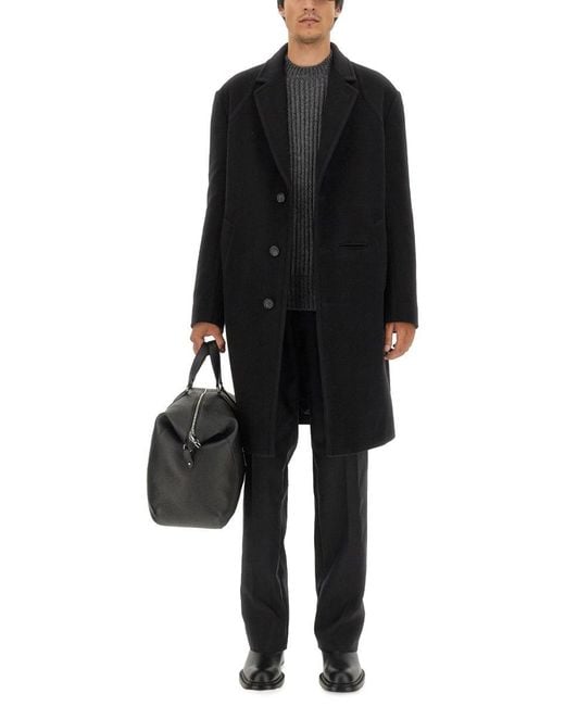 McQueen Black Single-Breasted Jacket It) for men