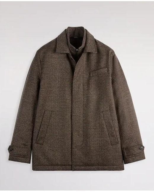 Cappotto Corto Da Mattina di Fay in Brown