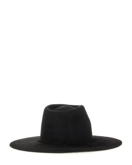 Ruslan Baginskiy White Logo-Detail Felt Fedora Hat