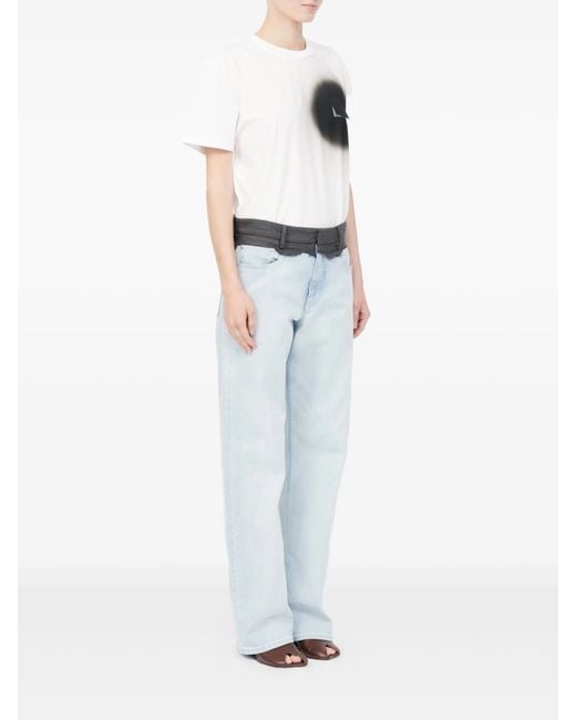 MM6 by Maison Margiela Blue Pants 5 Pockets