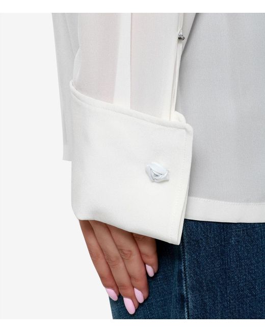 Sportmax Overhemden Wit in het White