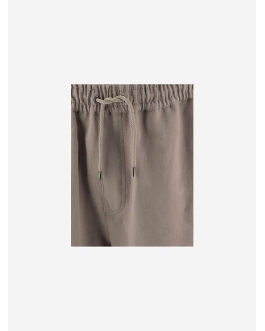 Giorgio Armani Natural Short Linen Trousers