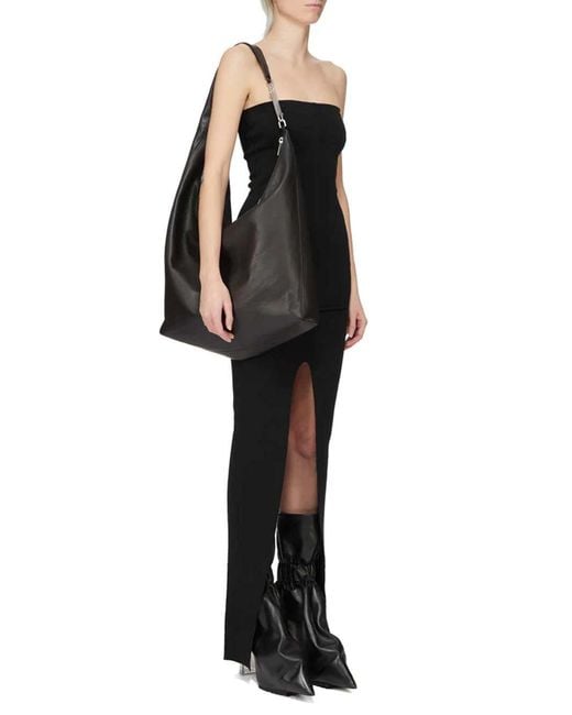 Rick Owens Black Leather Bag