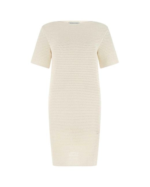 Bottega Veneta White Ivory Crochet Dress