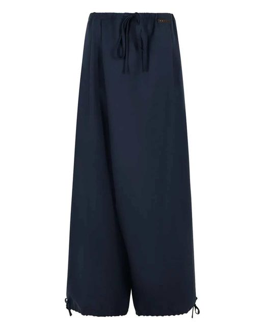 Pantalones con cordón Marni de color Blue