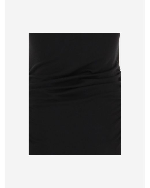 Jacquemus Black Top Cotton Half-Button