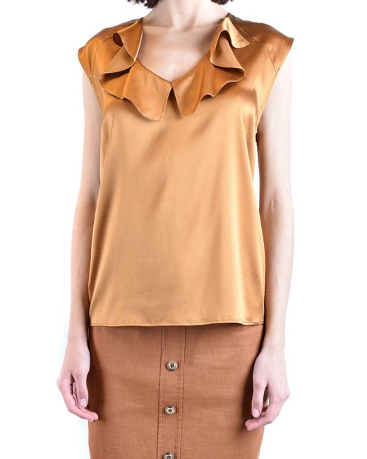 Pinko Orange Tops