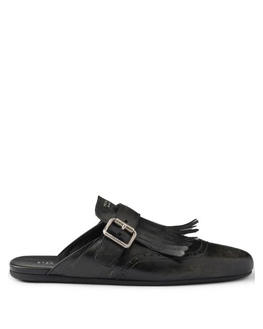 Prada Shuffle-muiltjes in het Black