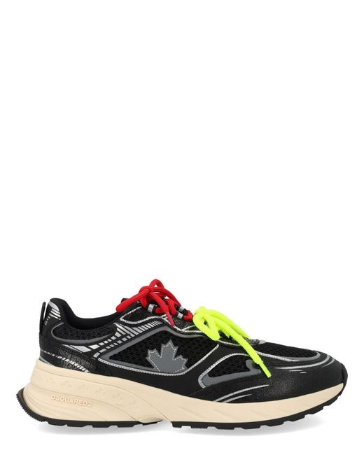 DSquared² Green Low-Top Running Sneaker for men
