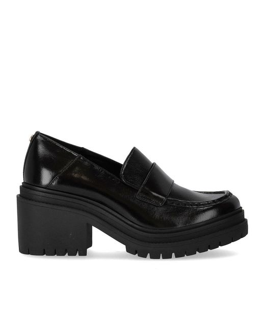 Halmanera Brown Glaze Dark Heeled Loafer