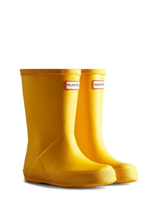 Hunter Yellow First Classic Boot