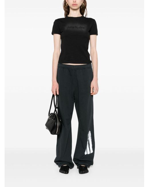 MM6 by Maison Margiela Gray Logo Cotton Sweatpants