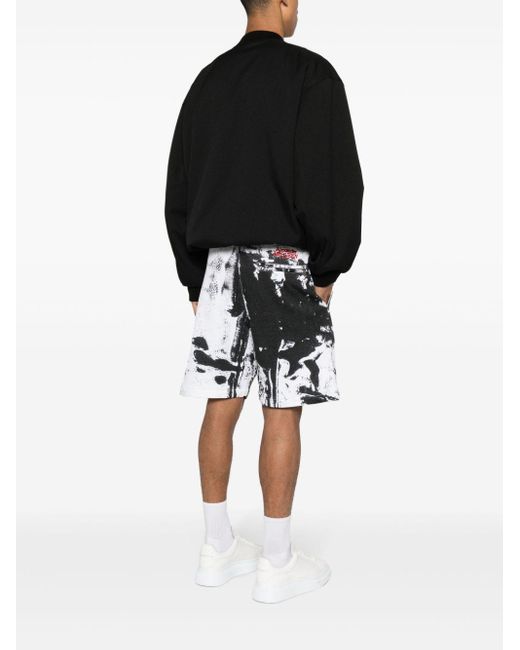 Alexander McQueen Shorts Mit Farbklecks-Print in Multicolor für Herren