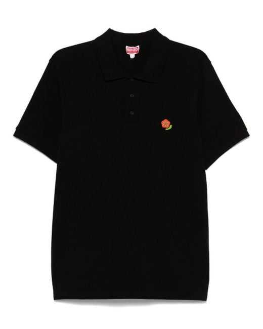 KENZO Pop Cotton Polo -Hemd in Black für Herren