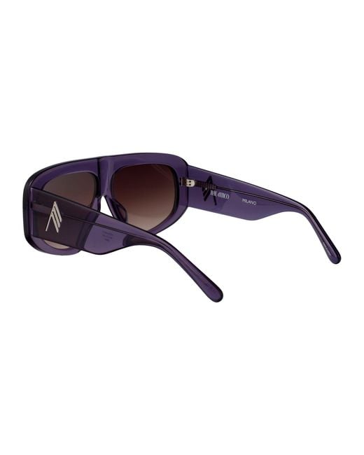The Attico Purple Mask Sunglasses Attico57 C7 Sun C7