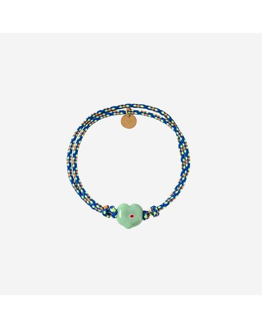 Sorbet Island Blue Guardian Bracelet With Glass Bead