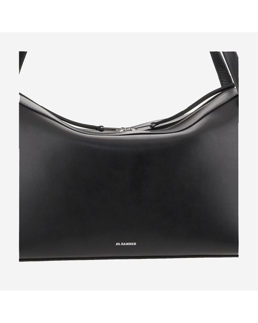 Dune Md Shoulder Bag Jil Sander de color Black