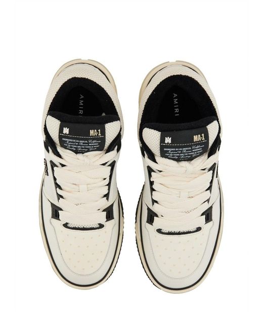 Amiri White Ma-1 Style Sneaker