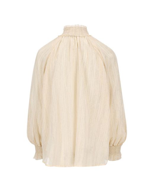 Zimmermann White Regular Stripes Shirt
