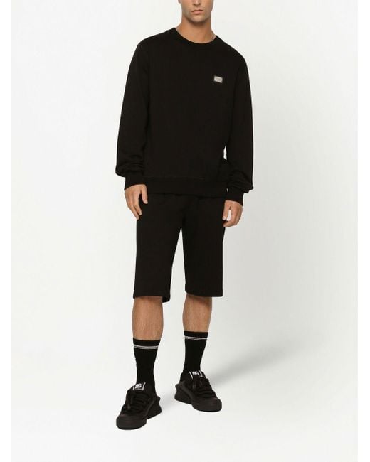 Dolce & Gabbana Applied Sweatshirt angewendet in Black für Herren