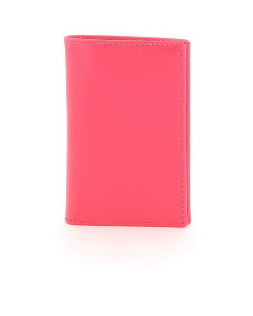 Comme des Garçons Comme des Garcons Brieftasche Super Fluo Wallet in Pink für Herren