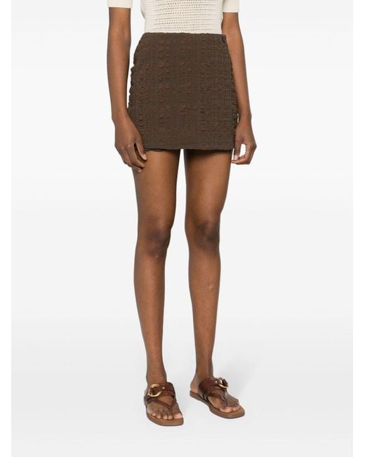 Nanushka Brown Fede Clothing