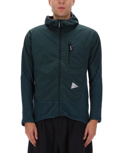 And Wander Blue "Alpha Direct" Jacket for men