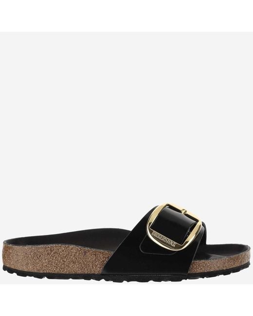 Birkenstock Black Big Shine Sandals