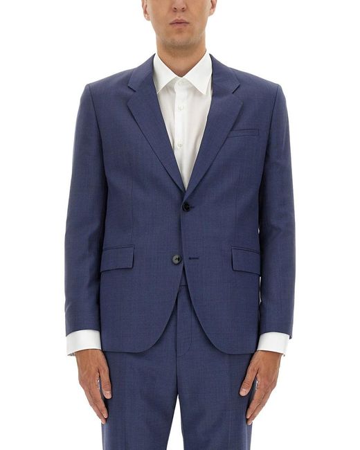 HUGO Blazer Met Enkele Rij Knopen in het Blue voor heren