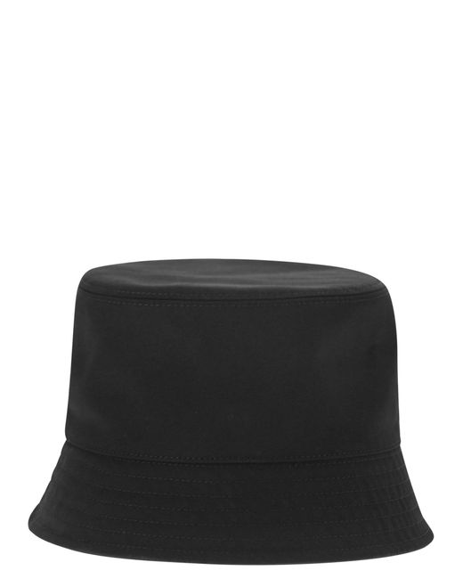 Moncler Black Baumwollschaufelhut