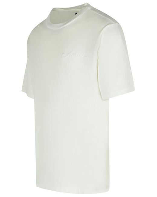 Amiri White 'Bandana' Cotton T Shirt