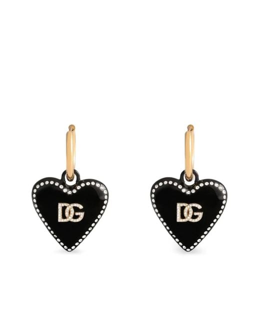 Dolce & Gabbana Drop -oorbellen in het Metallic