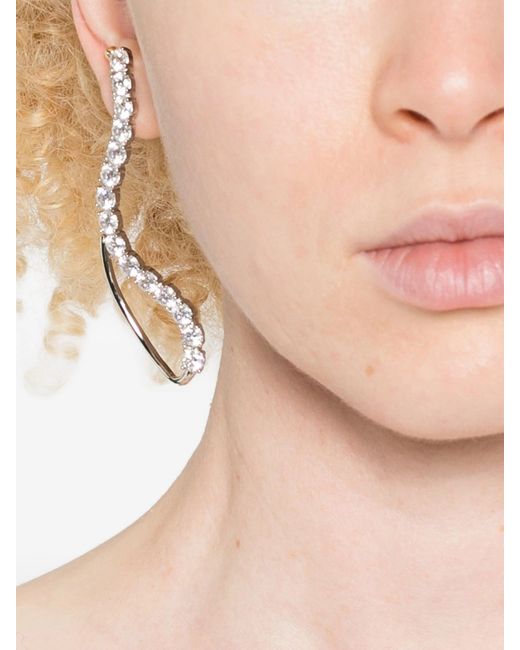 Panconesi White Constellation Cuff Earrings