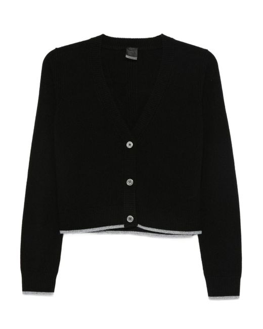 Pinko Vest Met Knopen in het Black