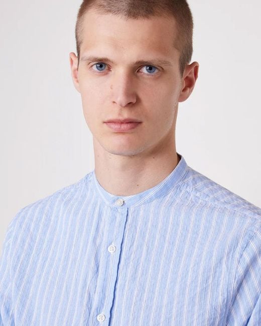 Officine Generale Hemden blau in Blue für Herren