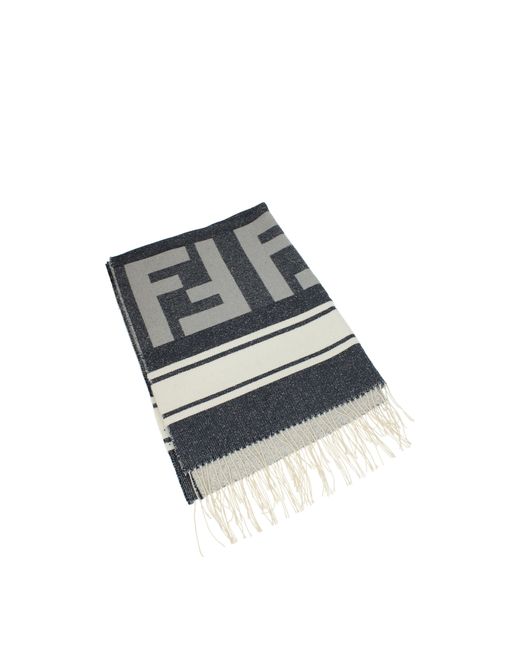 Canvas Sea Cotton/Denim di Fendi in Gray