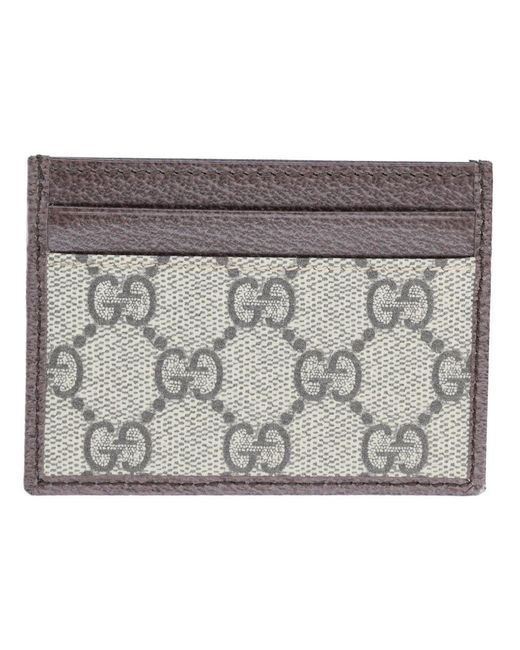 Gucci Gray Portacarte "Ophidia"
