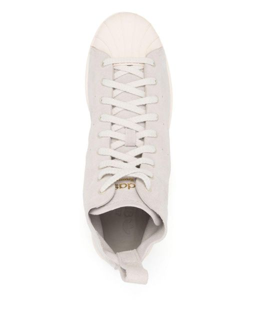 Adidas by Wales Bonner Natural Superstar Hi Sneakers