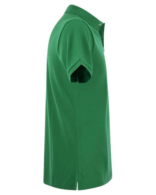 Polo Ralph Lauren Slim Fit Pique Polo -Hemd in Green für Herren